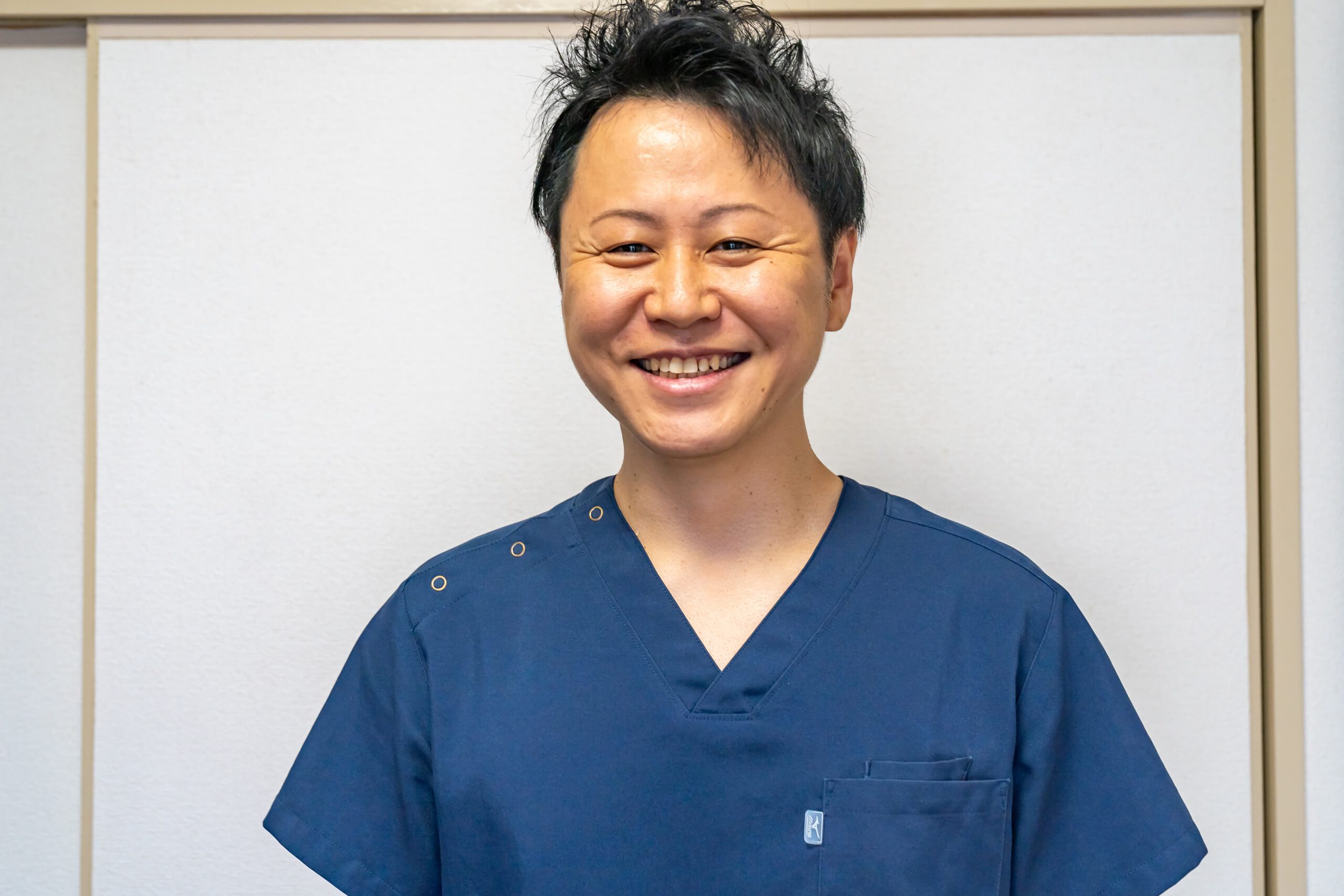 笑顔の院長